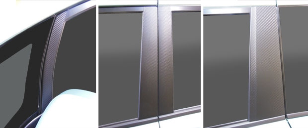 アートシート ピラーセット バイザーカットタイプ トヨタ ヴォクシー/ノア ZWR/ZRR80系 2014.1～ MS-PT78V