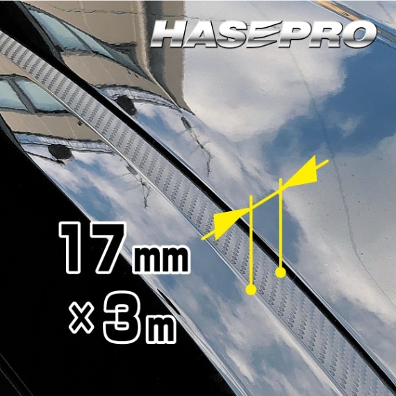 【通販限定】マジカルアートシート ルーフモール 17mm×3m ブラック MSRM3-17