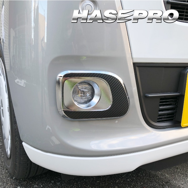 アートシートNEOハーフグロス フォグランプガーニッシュ ダイハツ ムーヴキャンバス ストライプスG LA850S 2022.7～ MSNHG-FRGD2