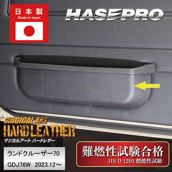 【通販限定】車 ドアノブ 傷防止 トヨタ【ランドクルーザー70】ランクル マジカルアート ハードレザー 【ドア キックガード】運転席 助手席 TOYOTA アクセサリー パーツ ガード 内装 カスタムパーツ 簡単取り付け ハセプロ MHL-KGT20