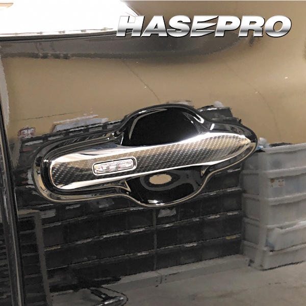 新型アルファード 40系【ドアノブ カーボンシート】マジカルアートシートNEO トヨタ 内装 傷防止 汚れ 保護 アクセサリー ハセプロ MSN-DT50