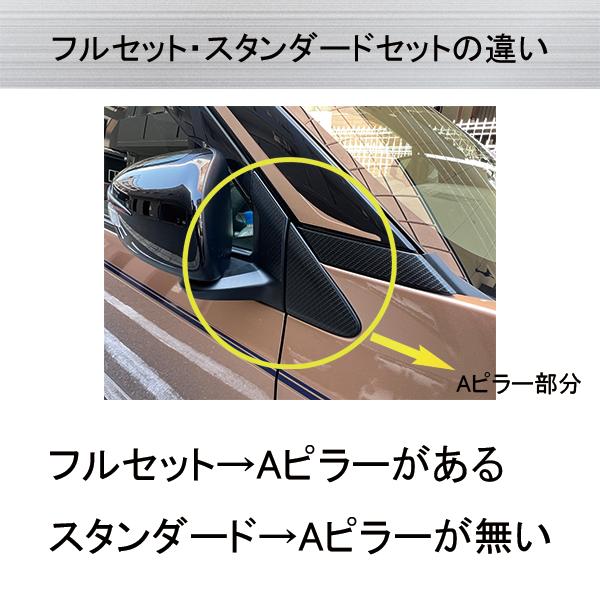 CX-3【ピラー ノーマルカット スタンダードセット】カーボンハーフグロス マツダ 外装 傷防止 汚れ 保護 ハセプロ CHGPMA-31