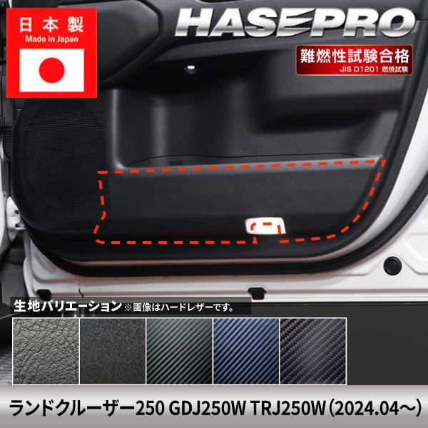 車 傷防止 ランドクルーザー250 ランクル ランクル250 【キックガード】カーボンシート トヨタ TOYOTA 内装 傷防止 汚れ ドレスアップ 保護 簡単 アクセサリー カスタム GDJ250W TRJ250W ハセプロ