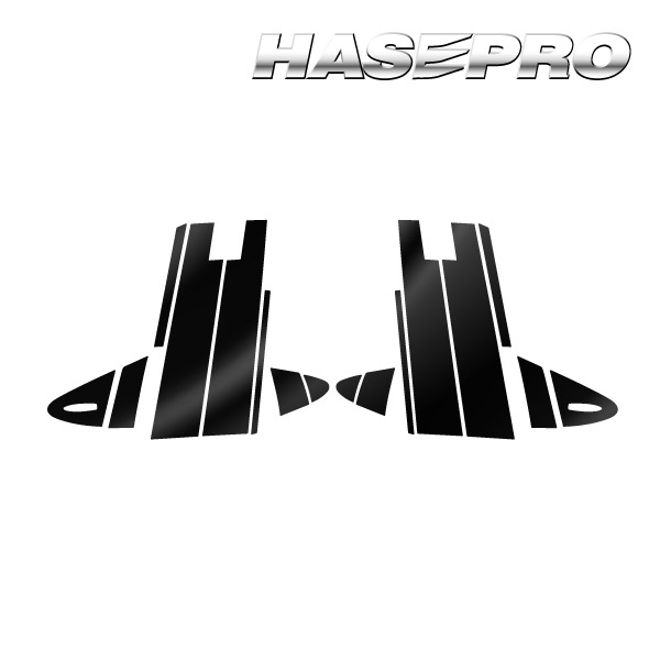 【通販限定】マジカルアート PPFピアノブラック ピラー フルセット バイザーカットタイプ トヨタ アクア 11系 PFPB-PT96VF