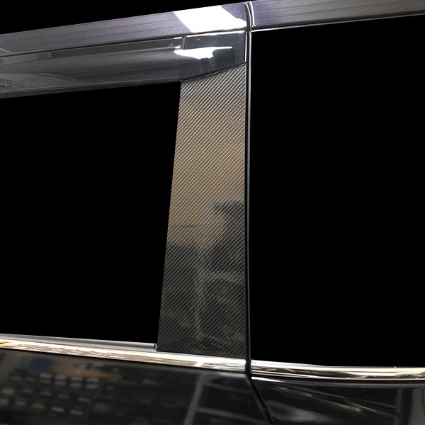 アートシートNEO ピラー フルセット バイザーカットタイプ トヨタ ヴォクシー MZRA90W 2022.1～ ブラック MSN-PT99VF