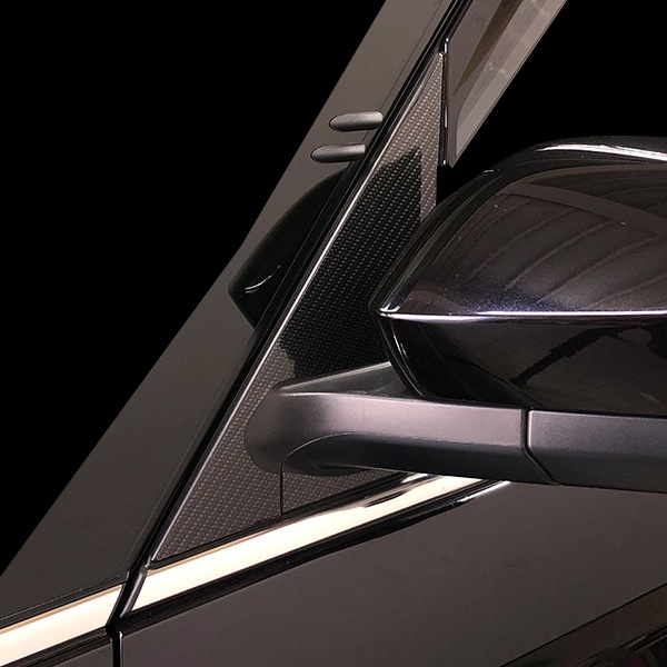 アートシートNEO ピラー フルセット バイザーカットタイプ トヨタ ヴォクシー MZRA90W 2022.1～ ブラック MSN-PT99VF