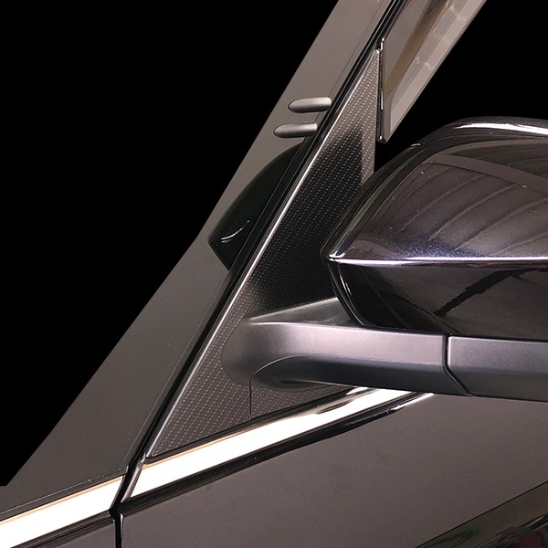 アートシートNEOハーフグロス ピラー フルセット バイザーカットタイプ トヨタ ヴォクシー MZRA90W 2022.1～ ブラック MSNHG-PT99VF