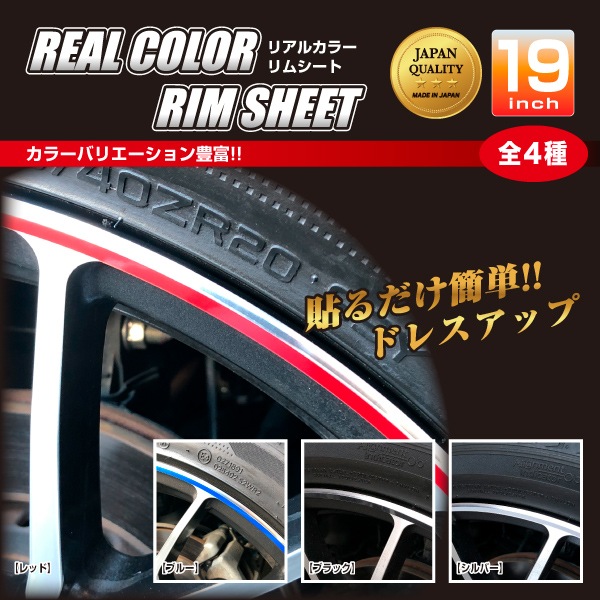 リアルカラーリムシート 19インチ RERIM-19