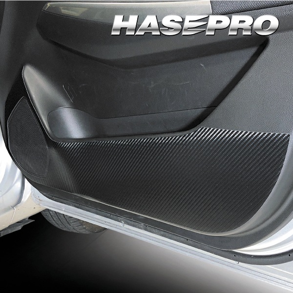 ドア キックガード 傷 汚れ防止【スイフト】80 50系 ドア キックガード 車 カーボンシート マジカルアートレザー スズキ 内装 傷防止 ハセプロ LC-KGSZ2