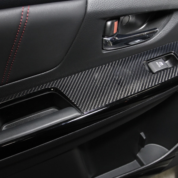 【WRX S4】ドアスイッチパネル【マジカルカーボン】スバル 傷防止 内装 引っかき傷 防止 保護 ハセプロ CDPS-15