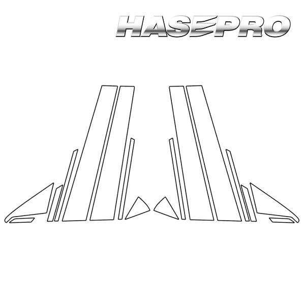 マジカルアートシートNEO ハーフグロス ハーフグロス ピラー フルセット スバル WRX S4 VBH 2021.11～ MSNHG-PS30F