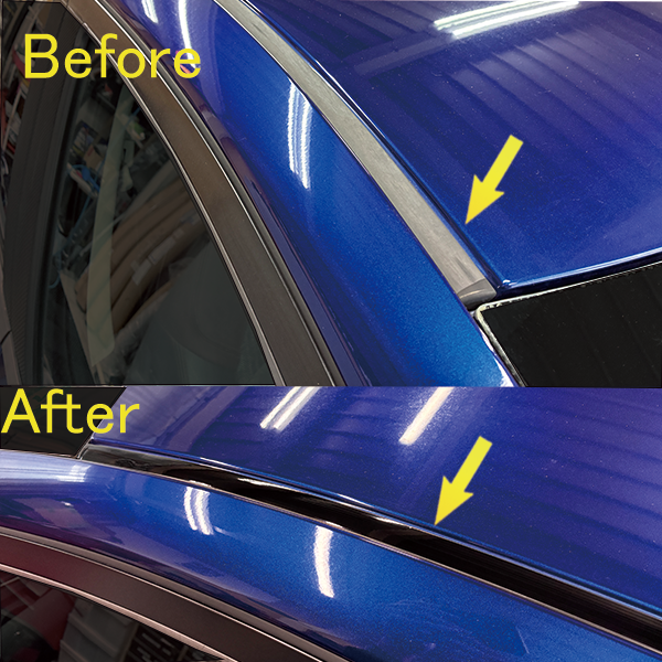 【通販限定】ルーフモール 車種専用【ノートオーラ ノートe-POWER】屋根 レーン ゴム 黒ライン【ニッサン】車の天井のゴムの劣化に【マジカルアートPPFピアノブラック】白化防止 外装 カスタム PBRM-15