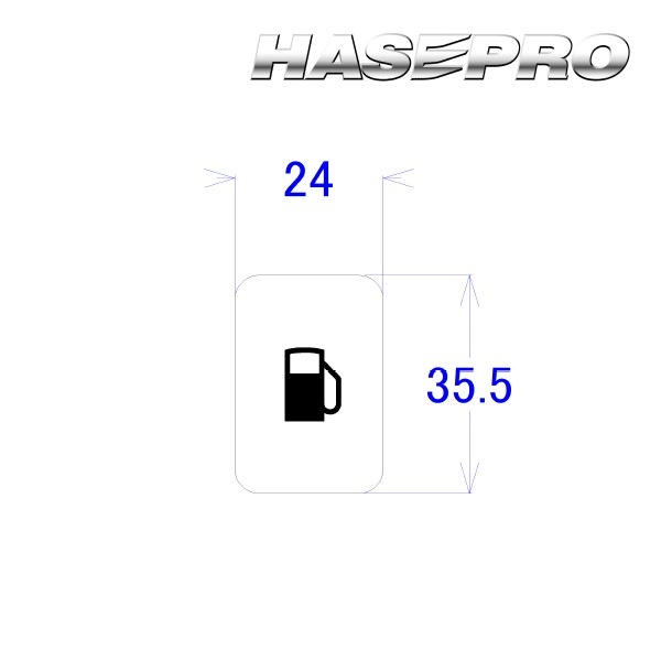マジカルカーボンNEO　フューエルリッドオープナーエンブレム　TYPE D ホンダ N-WGN（JH1）　NFOE-4