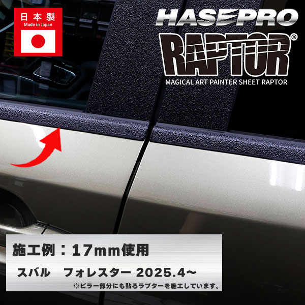 ラリー北海道で検証済！【貼るラプターシリーズ】ウインドーモール 水切りモール ラプター 貼るラプター 選べる7サイズ ウィンドトリム ウィンドトリムガーニッシュ 傷防止 自動車 引っかき傷 防止 白化防止 外装 保護 簡単 アクセサリー カスタム ハセプロ MPRWM