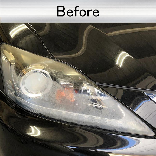 デリカＤ5 ◆ヘッドライトセット◆2015年式ディーゼルから取り外し 黄ばみ無し デリカD5専用 ヘッドライトカット済みフィルム 左右セット CV系後期用