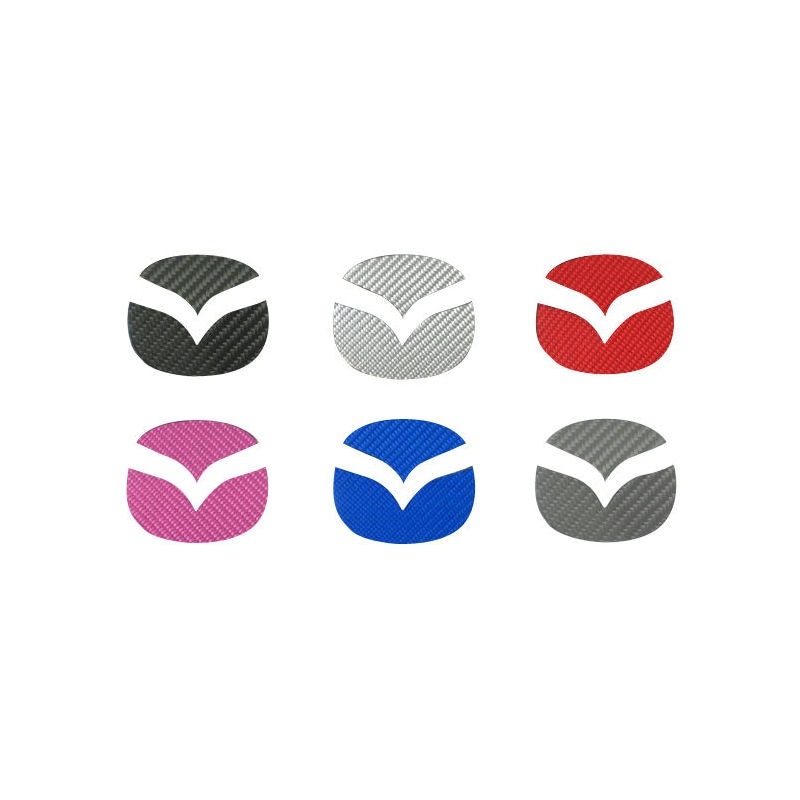 【マツダ】リアエンブレム【マジカルカーボン】外装 傷防止 汚れ 保護 ドレスアップ パーツ カスタム ハセプロ CEM-