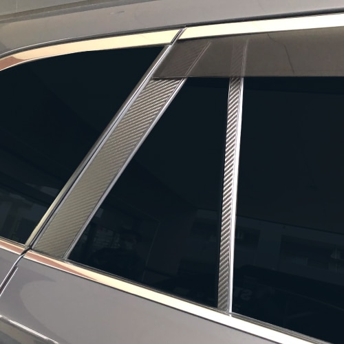 マジカルアートシート ピラーセット バイザーカットタイプ スバル レガシィアウトバック BS9 Xブレイク 2019.11～2021.11 ブラック MS-PS29V