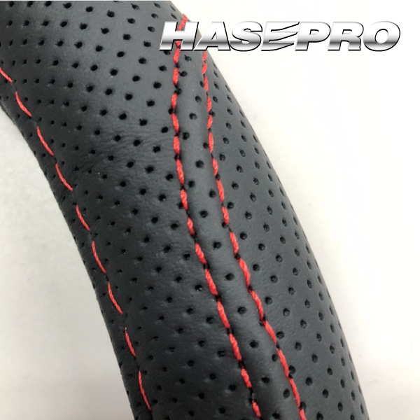 マジカルハンドルジャケット THE本革 センターマーク/レッド Mサイズ（HJL-2M）