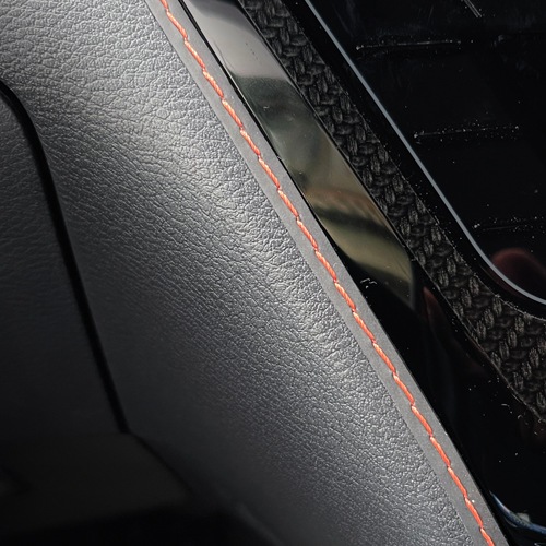 シングルステッチシート ステッチテープ【新感覚カスタム】貼るだけ カスタム レザー 革 汎用パーツ モール 内装 マジカルアート オレンジ MSSS-1ORN