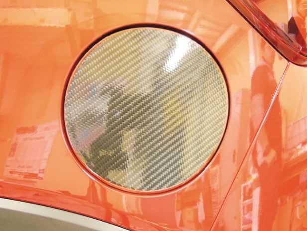 【CX-3】フューエルリッド【マジカルカーボン】マツダ 傷防止 汚れ 保護 ドレスアップ パーツ カスタム CFMA-12