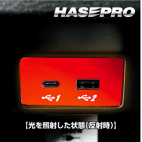 【通販限定】USB充電リフレクションステッカー アウトランダーPHEV GN0W MC前 RSUS-1