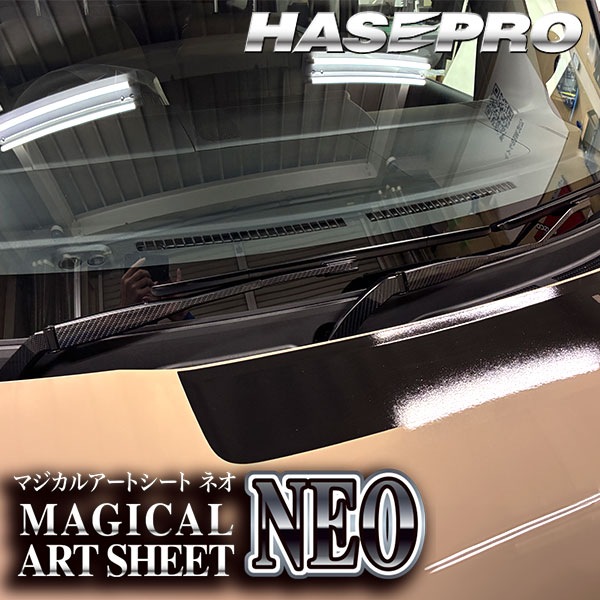 新型デリカミニ【フロントワイパー】ワイパーアーム ワイパー カーボンシート 外装 傷防止 汚れ 保護 簡単 カスタム 三菱 BA1A 2A 5A 6A ハセプロ