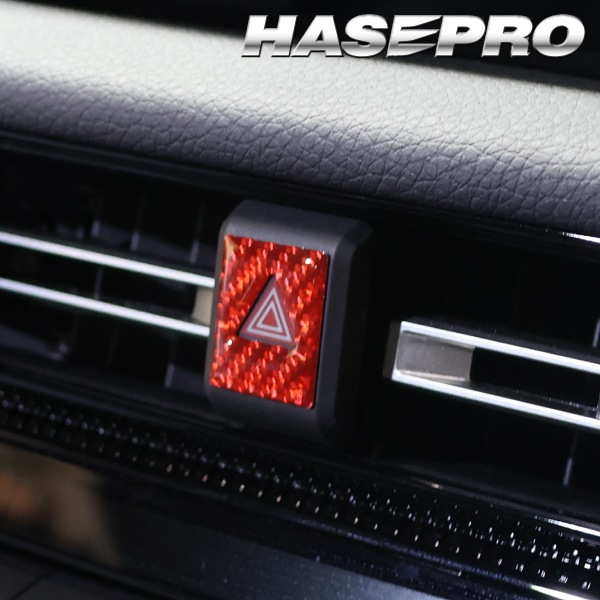 カーボンシート ランドクルーザー250 ランクル ランクル250【通販限定】ハザードスイッチガーニッシュ マジカルカーボンNEO トヨタ TOYOTA GDJ/TRJ250W ハセプロ NHSG-27RED
