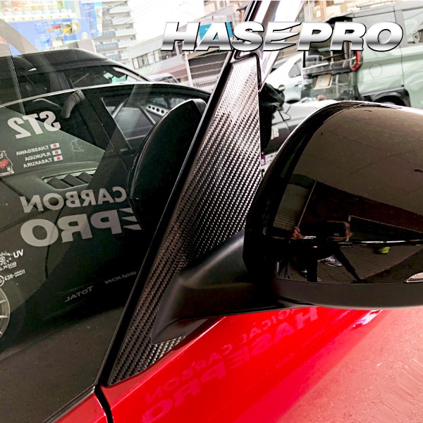 マジカルカーボン ピラー バイザーカットタイプ フルセット 日産 セレナ FC28 2022.12～ CPN-VF69