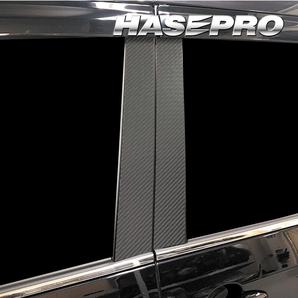 【通販限定】マジカルカーボン ハーフグロス ピラー バイザーカット フルセット トヨタ VOYX 90系 CHGPT-VF99