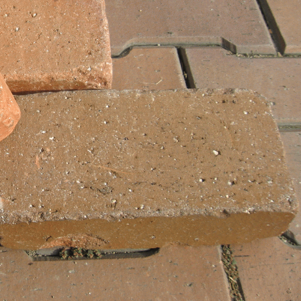 アウトレットレンガ/アンティーク調230サイズれんが/ブラウン