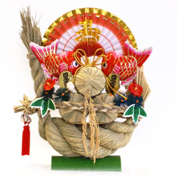 わら細工宝船 宝船藁細工