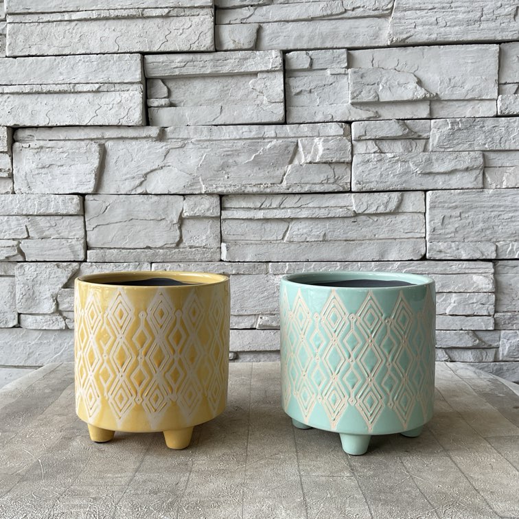 フローラルエングレービングの 銀製プランター フローラルエングレービングの 銀製プランター