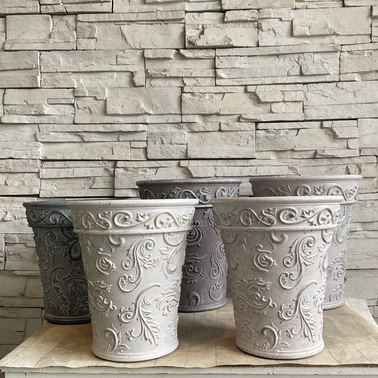 L 【軽量プランター】ボールドアラベスクトール | 雑貨・鉢 | 橋本種苗