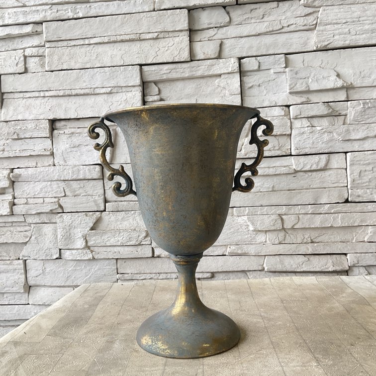 獅子の足の金属製装飾大型火鉢40ｃｍ 獅子の足の金属製装飾大型火鉢40cm