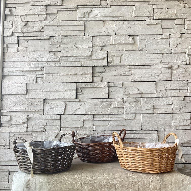 S 水に強い♪PPラタンバスケットフラット | 雑貨・鉢 | 橋本種苗園