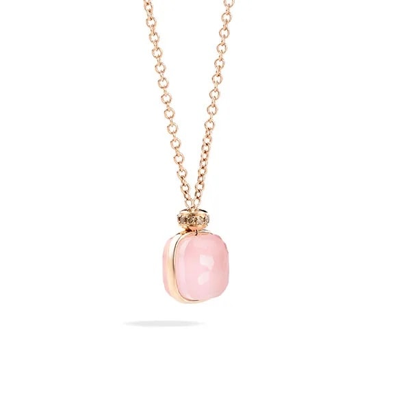 Pomellato ポメラート ヌード ローズクオーツ ネックレス | ブランド