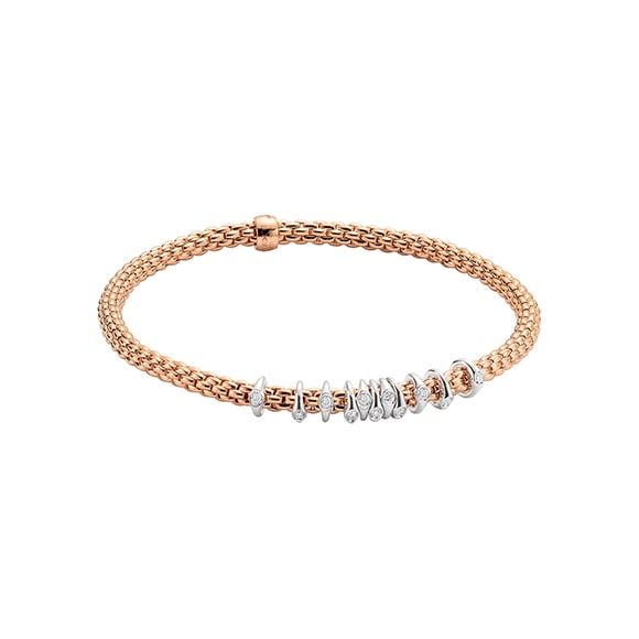 FOPE / フォッペ PRIMA/ プリマブレスレットローズゴールド Lサイズ FOPE フォッペ プリマ ブレスレット | ブランドジュエリー,FOPE