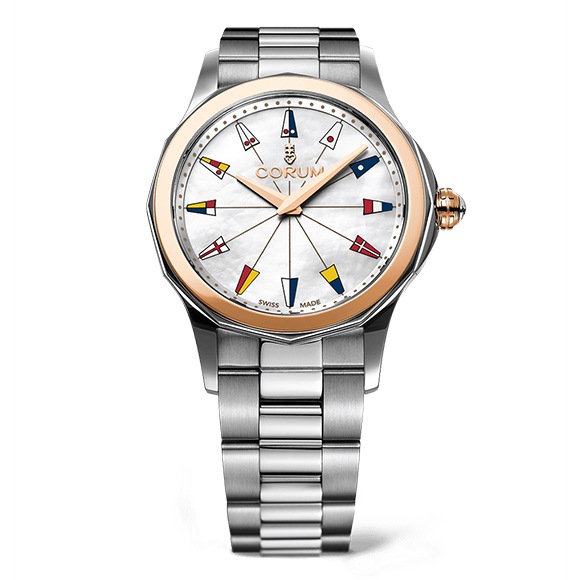 コルム アドミラル レジェンド32 クオーツ 腕時計 ホワイト(56639