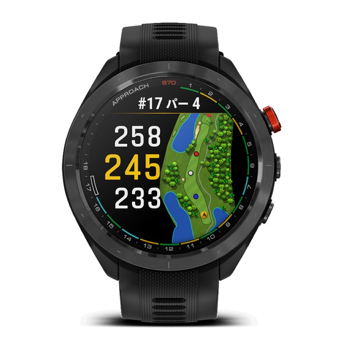 Garmin �����ߥ� Golf ����� Approach S70 47mm ���ץ����� 010-02746-22 ���ޡ��ȥ����å� ����ե����å� ��� ��ǥ����� GPS �������ޥå� ����ǥ��� ��® ������ ���㺹���� Suica�б� ������¸��ǽ