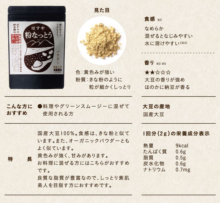 粉なっとう[パウダー]180g　クーポン20％OFF対象商品　テレビ朝日「夫が寝たあとに」にて紹介！