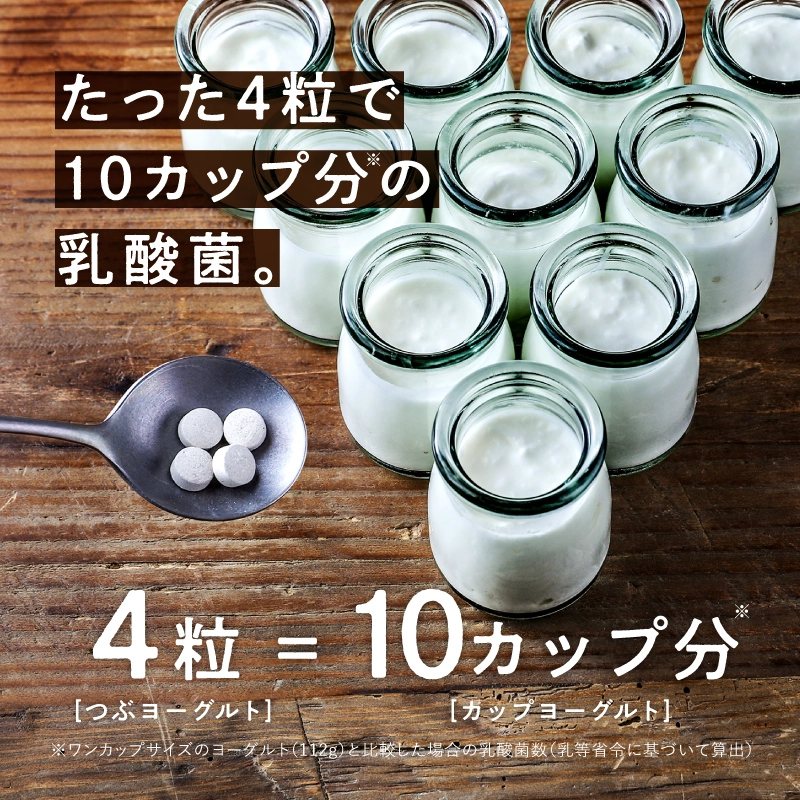 [定期購入]　つぶヨーグルト84粒