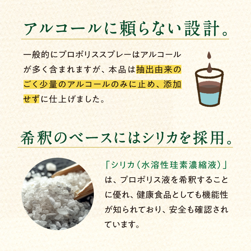 [定期購入]　【3本セット】はすや三年熟成木樽仕立てプロポリススプレー　30ml