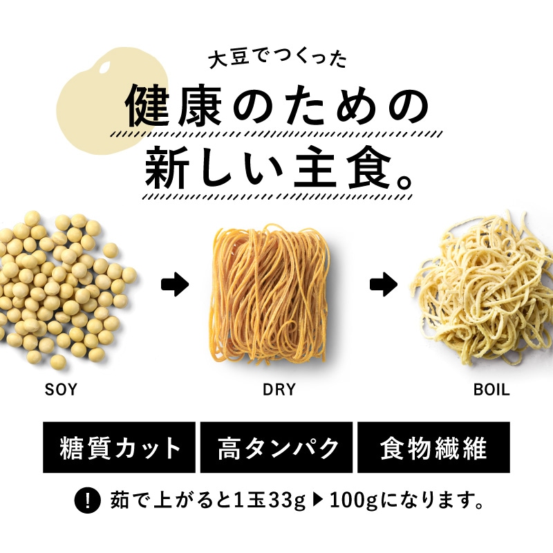 九州まーめん(大豆麺)1袋(33g×3食入り)【宅配便配送のみ】※おひとつからご注文いただけるようになりました!