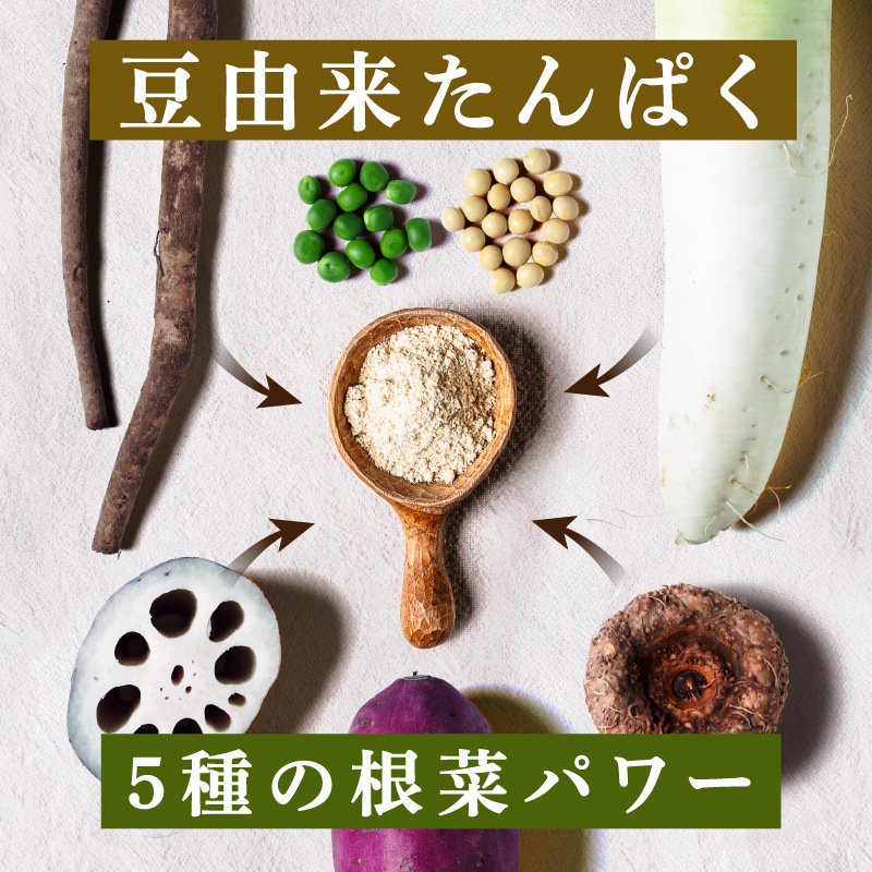 ちょこっと 粉たんぱく [豆と根菜] 180g