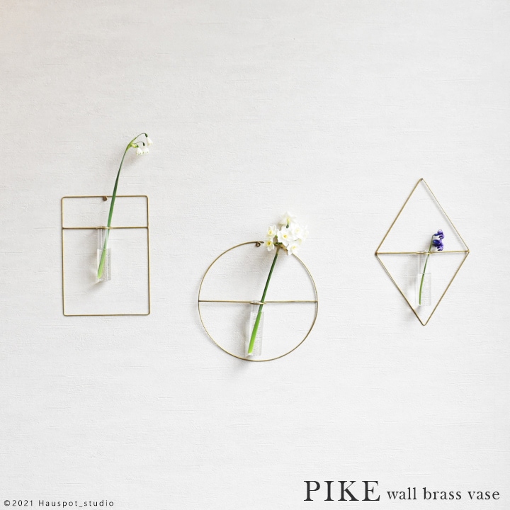 ���� �������ȥӥ�å���PIKE wall brass vase�å饦��ɡ���������ɡ��쥯�ȡð����ޤ� �ե��١��� �����ޥǥ��ե塼���� ��� ���饹