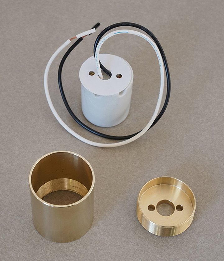 ��������֥饱�å� ����ץ�ÿ�﫡�Cylinder light Brass 