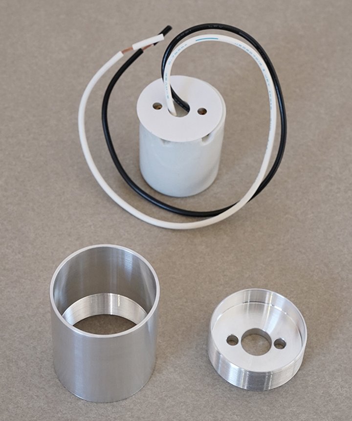 ��������֥饱�å� ����ץ�å���С���Cylinder light Aluminum 