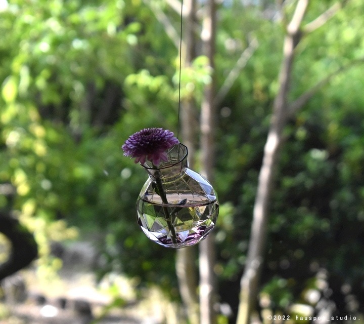 スガハラガラス フラワーベース 吊り下げ 花瓶 おしゃれ ユッコ