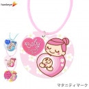 Baby coming soon マタニティマーク　可愛いハート型 マスコットタグ　ストラップ|支援マーク