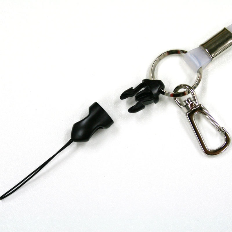 抗菌・防水 ネックストラップ 松葉タイプ 携帯ストラップ吊り下げ用